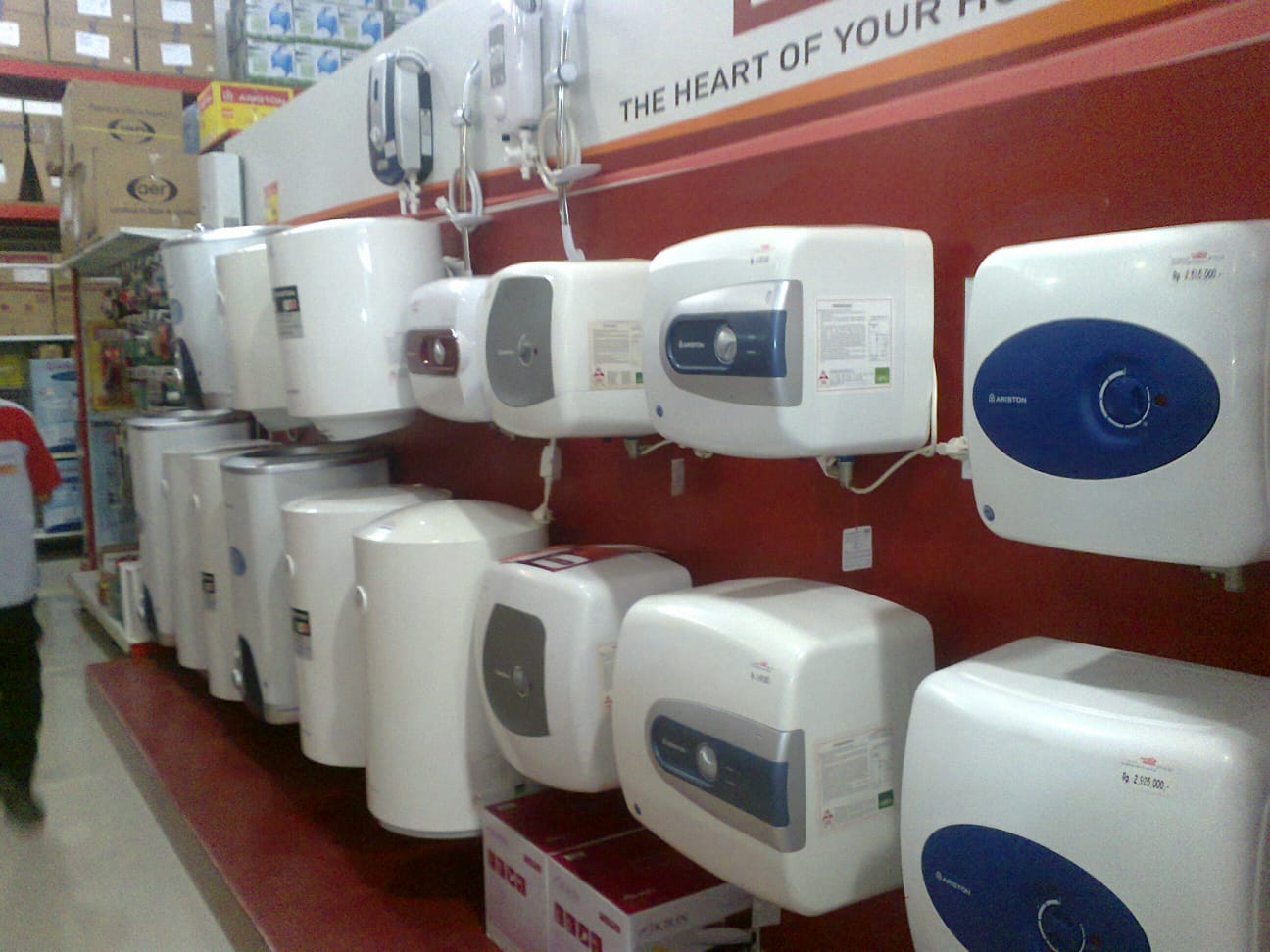 Berbagai unit water heater